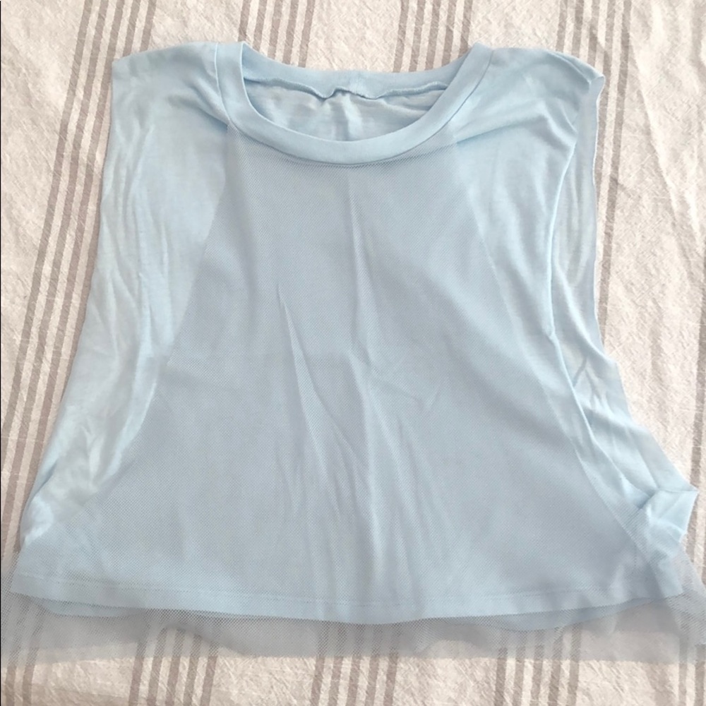 Alo Yoga Crop top with Mesh overlay